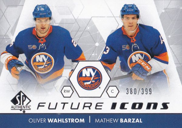 insert karta WAHLSTROM/BARZAL 22-23 SP Authentic Future Icons /399